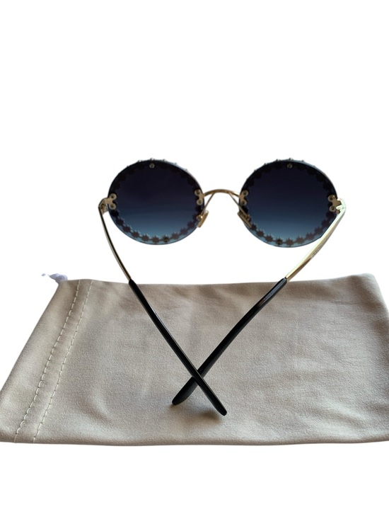 ?? Floral Embellished Round Sunglasses ? main image 5